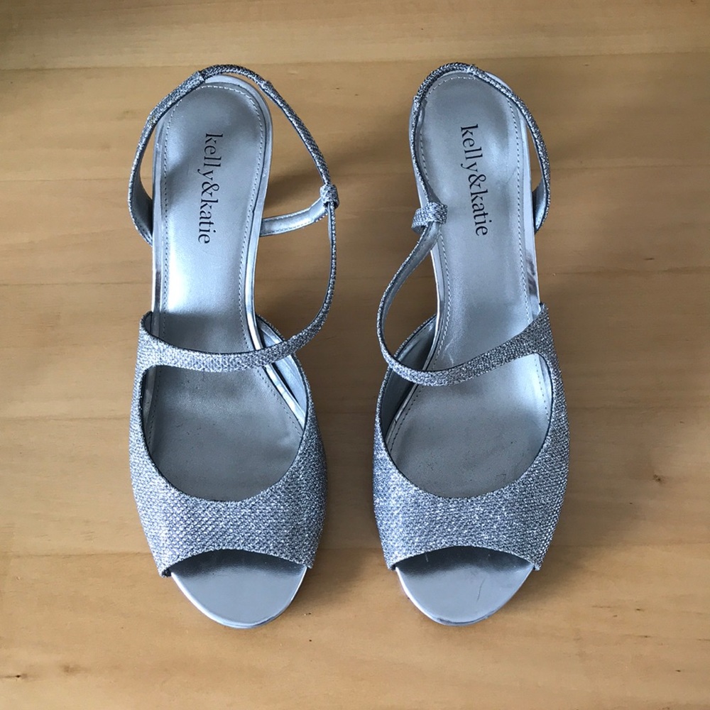 Kelly and Katie Silver Heels